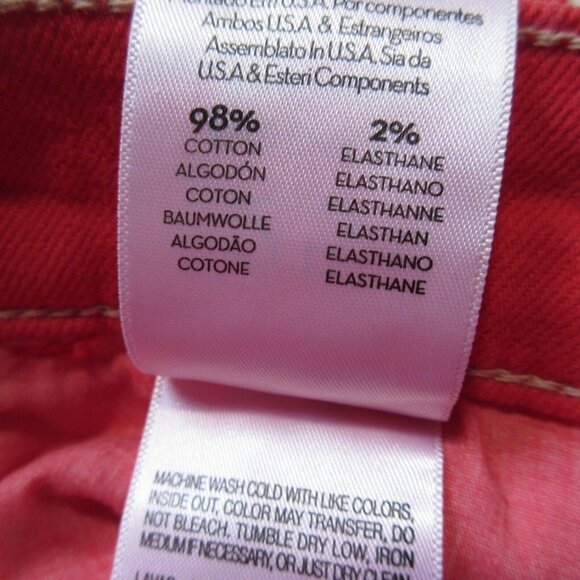 NWT Mother Hustler Ankle Fray in Mars Red High Rise Bootcut Crop Jeans 25 - Picture 7 of 14